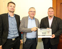 �SA Scheck�bergabe