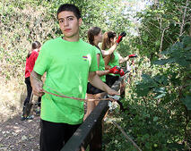 Workcamp Jersleber See Arbeiten