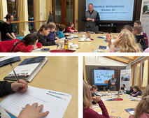 Bilderkollage 3c Ecole Besuch