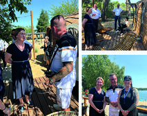 Bilderkollage Besuch StaSek P�tzsch Jersleber See