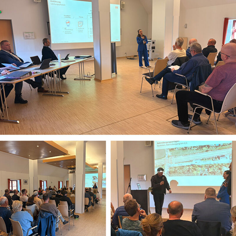 B�rgerversammlung Bilderkollage