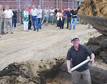 Grundsteinlegung f&uuml;r Ebendorfer Biogasanlage